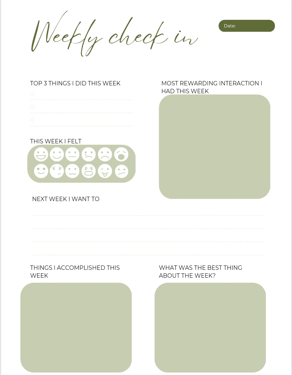 InSeason Wellness Journal