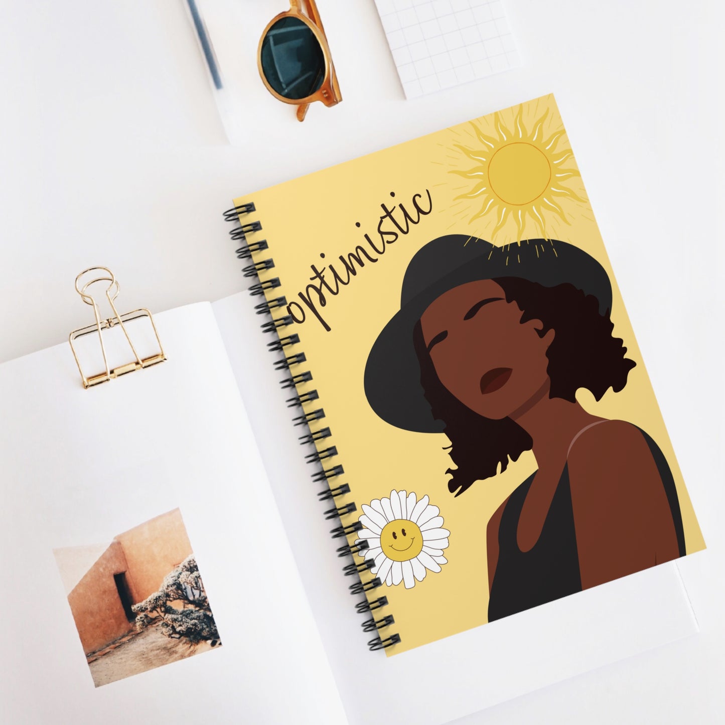 Don't Worry Be Happy - Spiral Notebook - Ruled Line