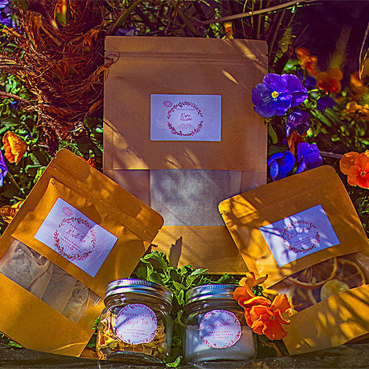Bain Fey Supplies (Haitian Postpartum Herbal Bath) and 14 Postpartum Meals (Shipped Frozen)